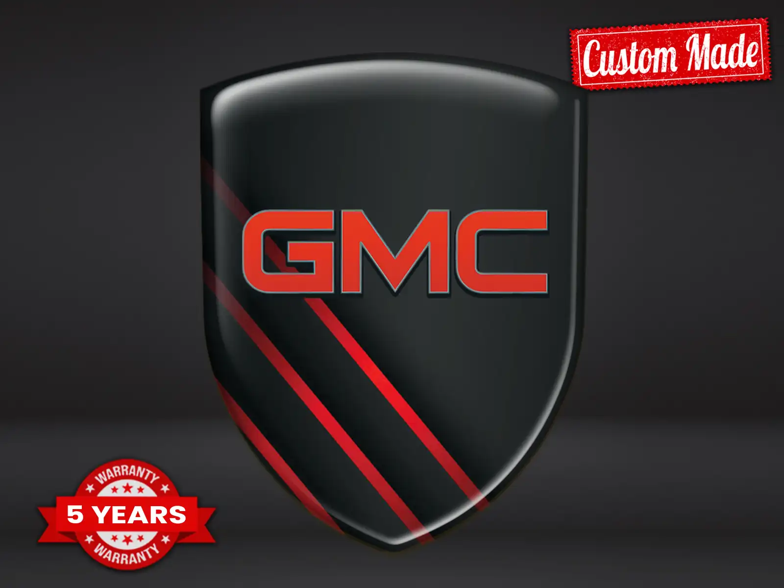 GMC Doming Abzeichen Hochwertig Professionell Anpassbar